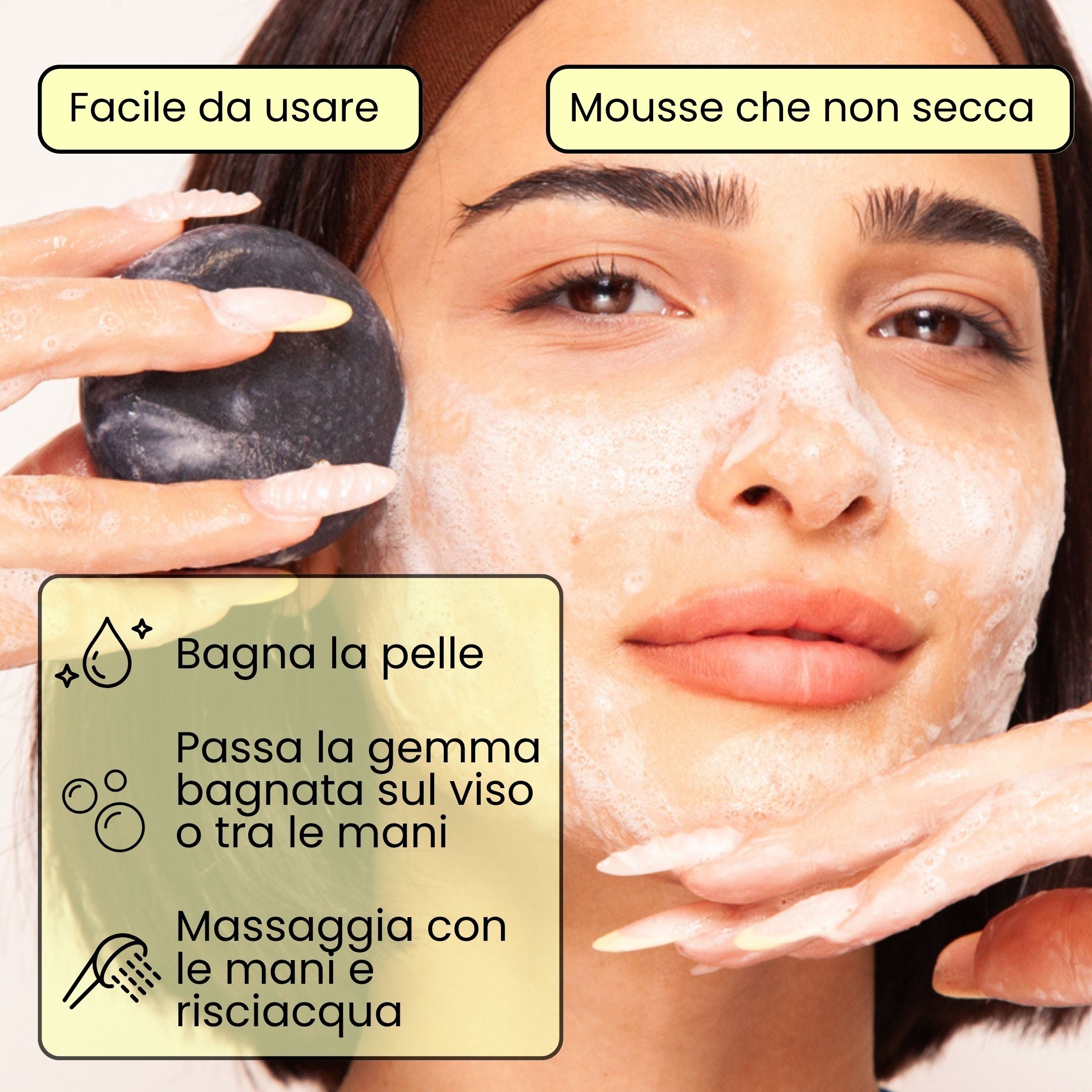 Detergente viso purificante