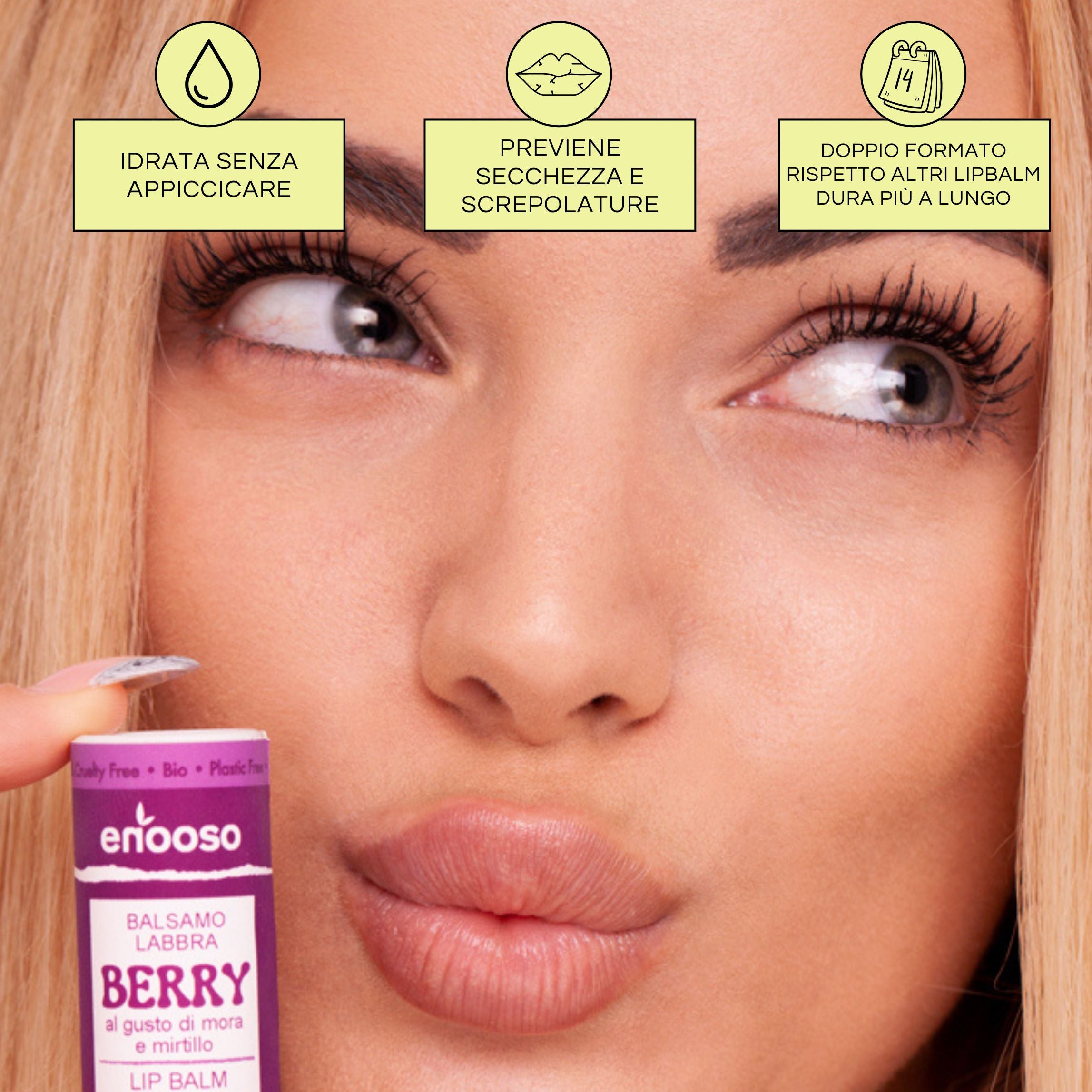 Balsamo Labbra Mora e Mirtillo