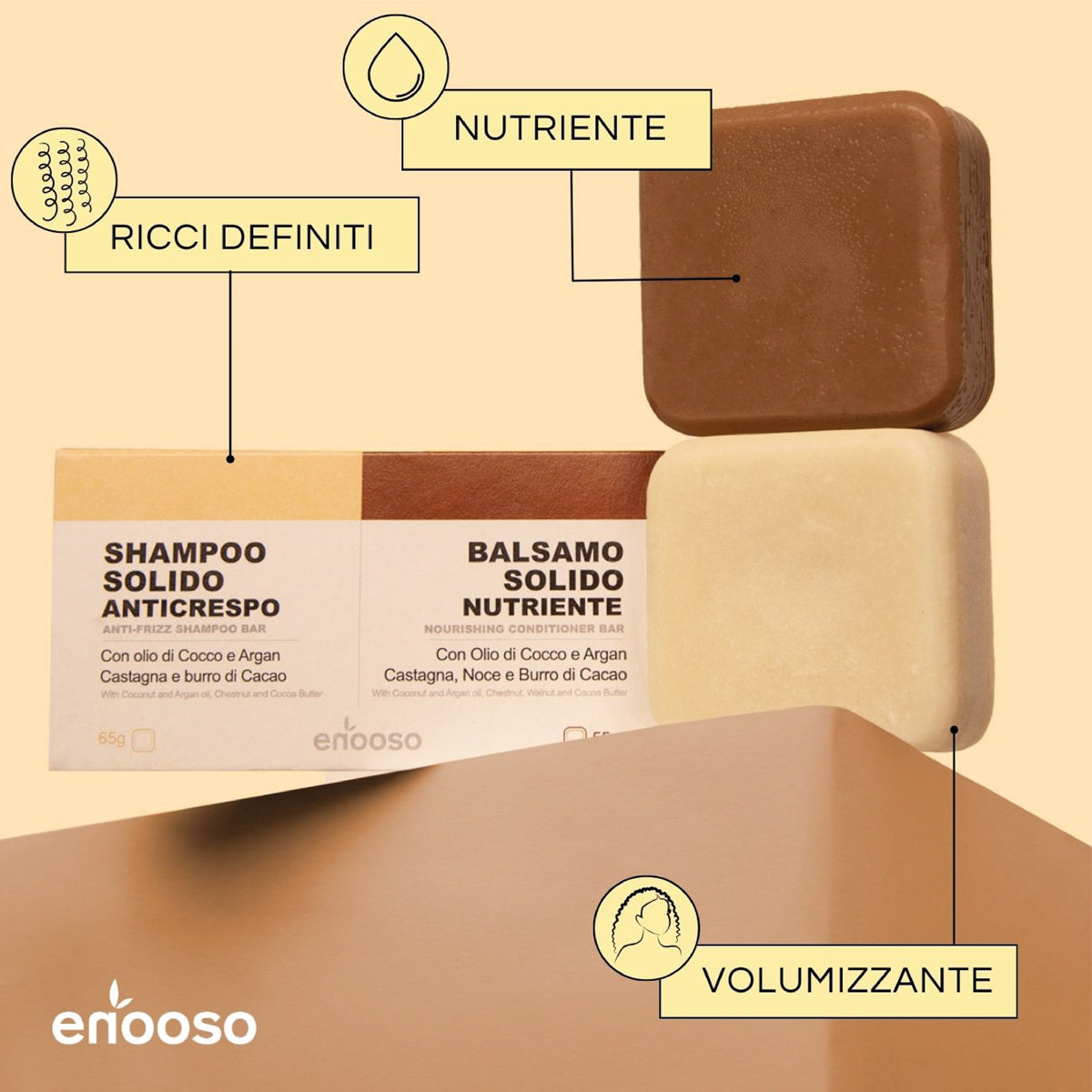 Set Shampoo Anticrespo + Balsamo Nutriente