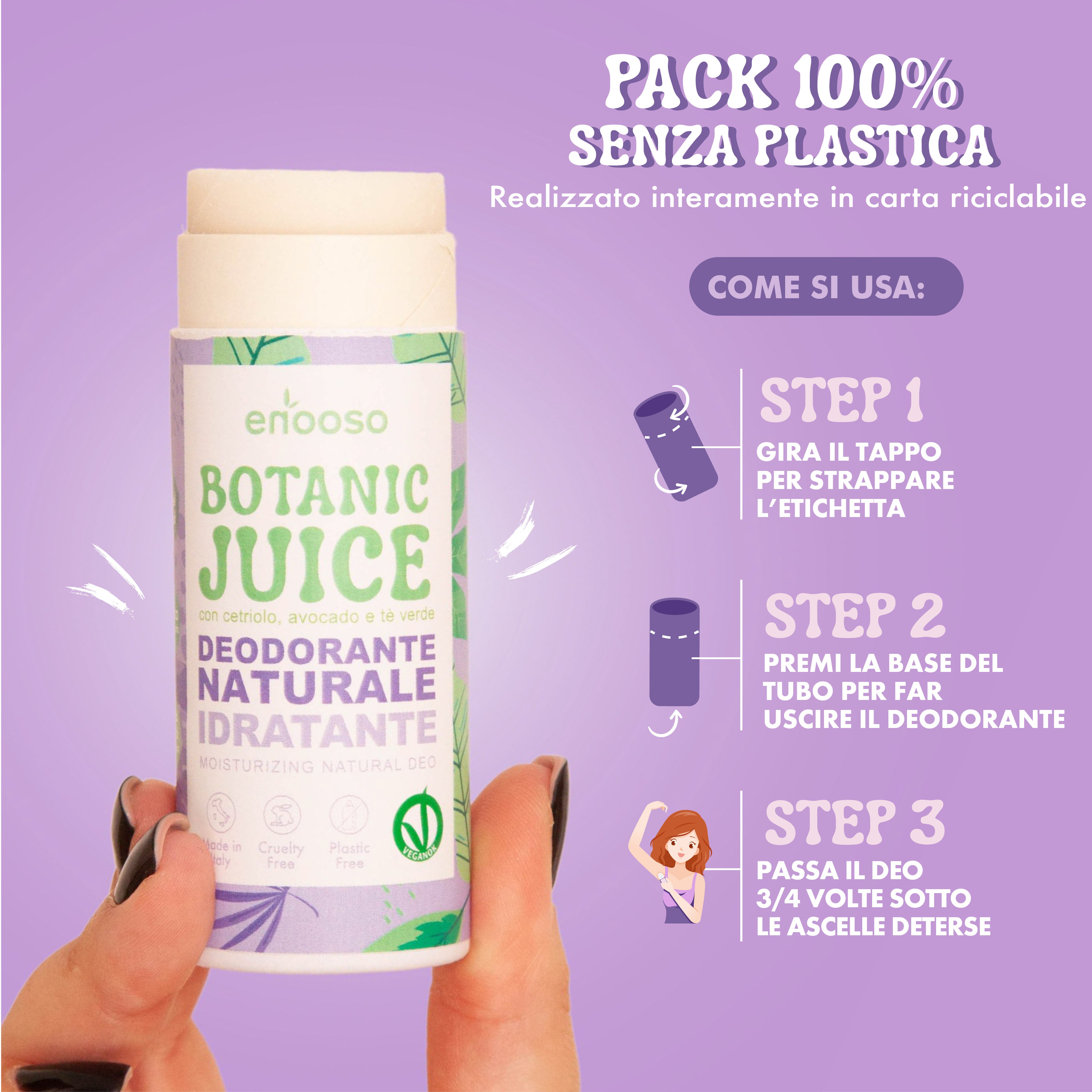 Deodorante Solido Idratante - Botanic Juice