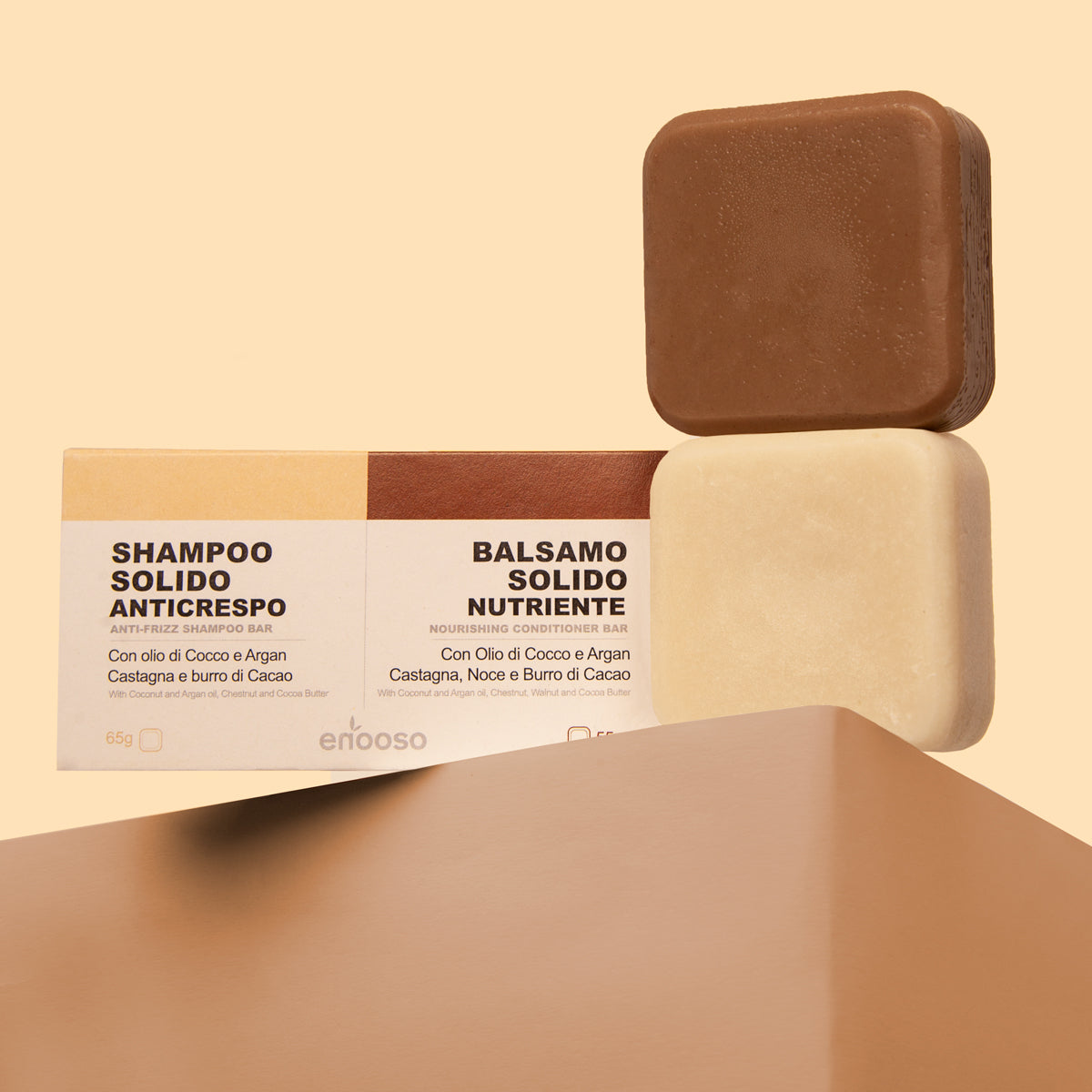 Set Solido Ricci con Shampoo Anti-crespo e Balsamo Nutriente