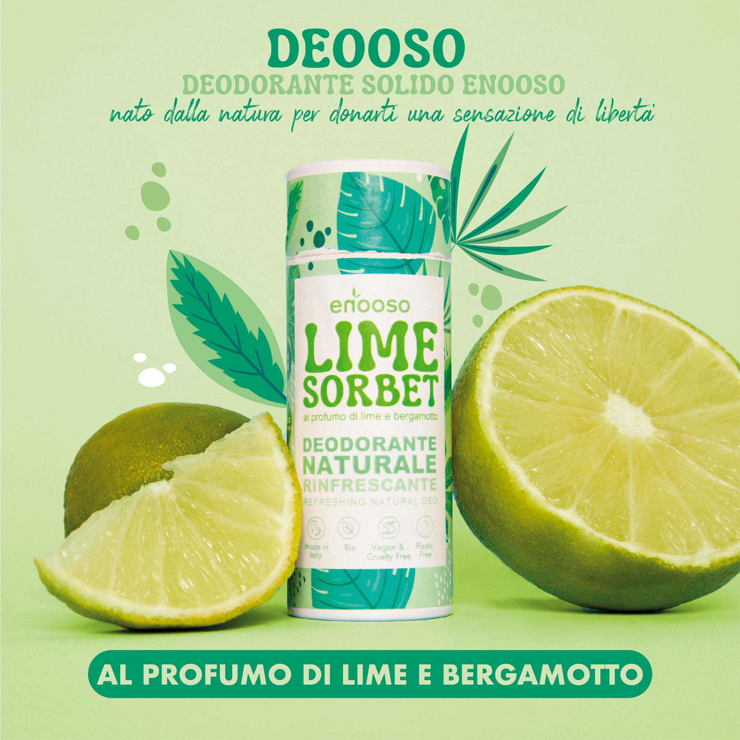 Deodorante Solido Rinfrescante - Lime Sorbet