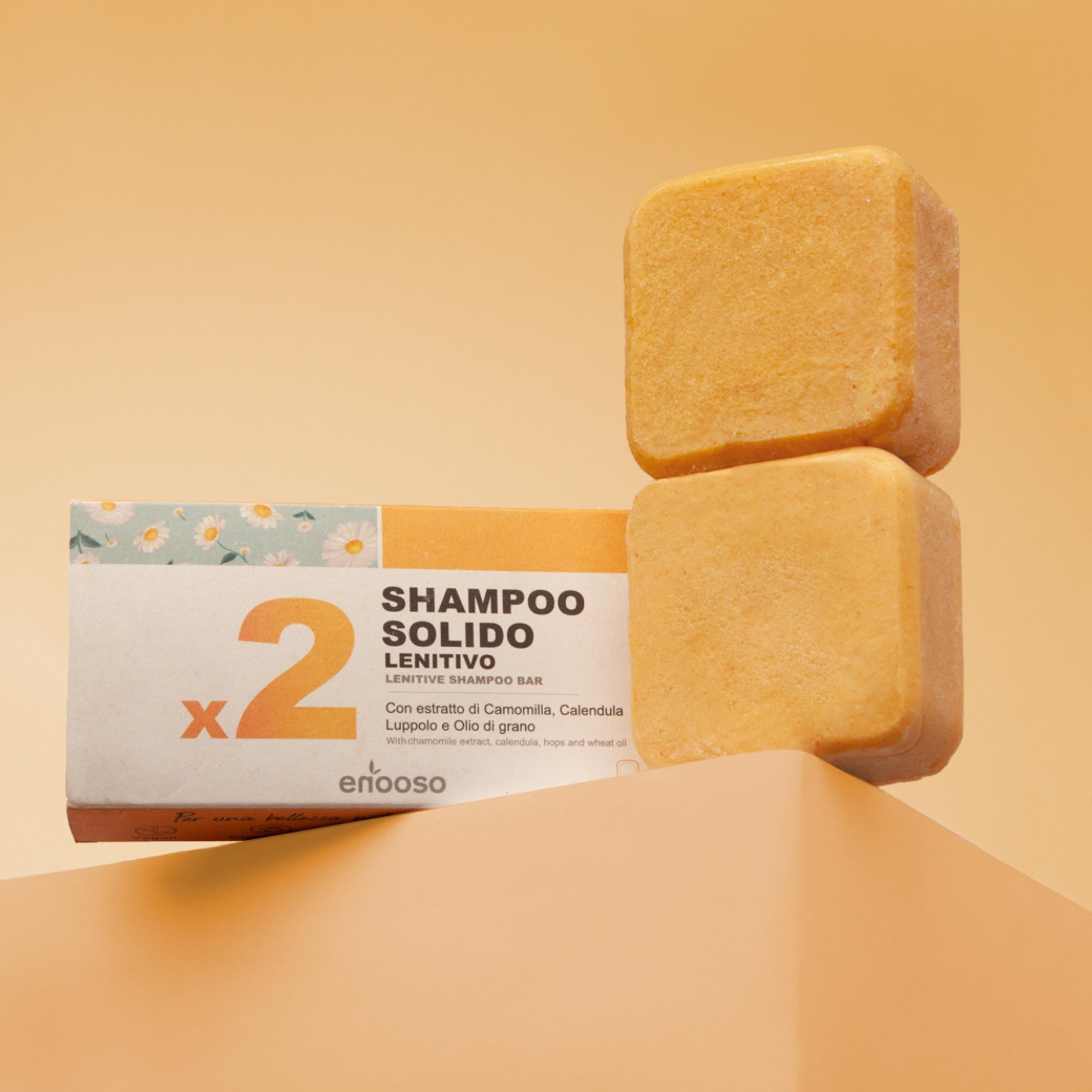 Shampoo Solido x2 - Lenitivo e Illuminante