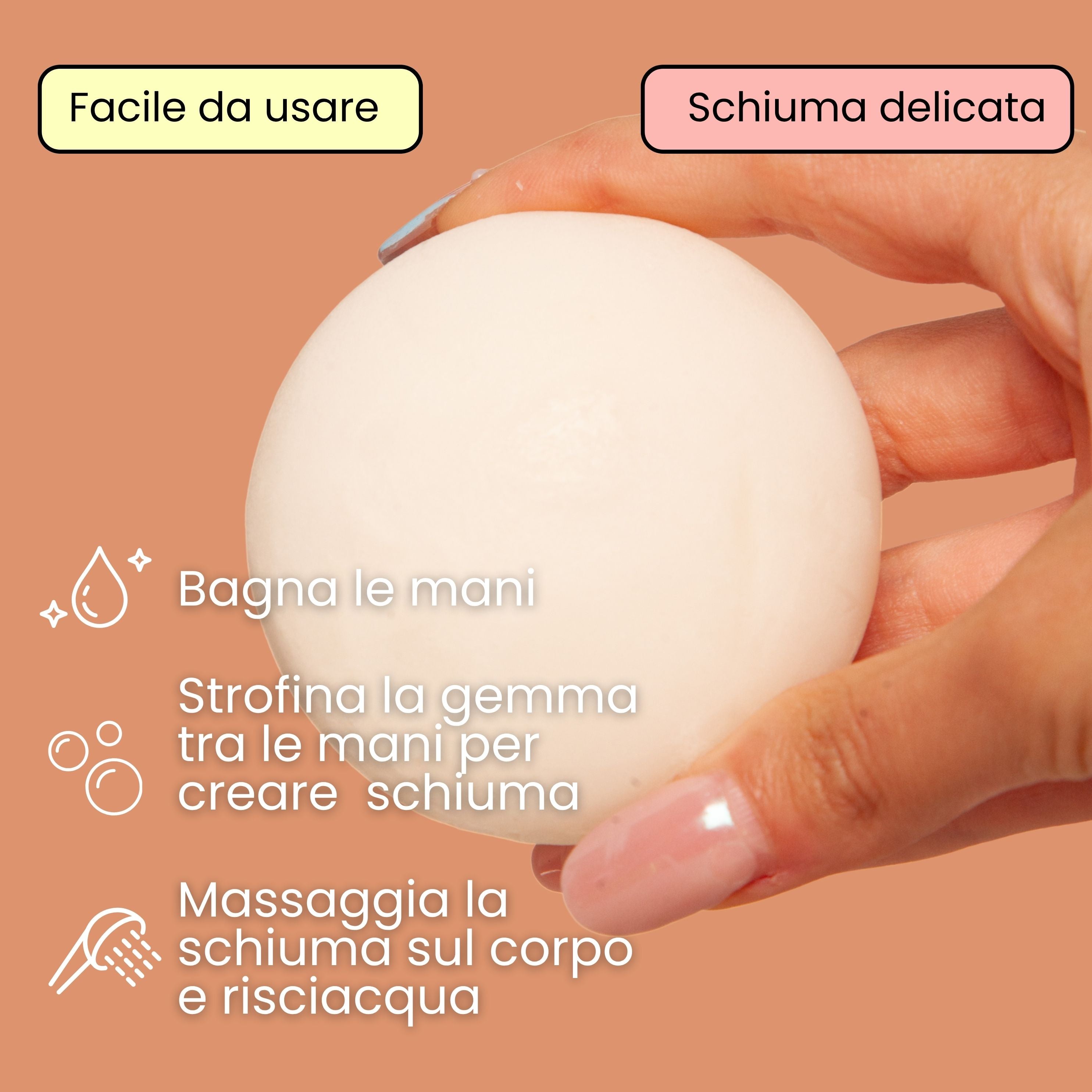 Docciaschiuma nutriente + Sacchetto