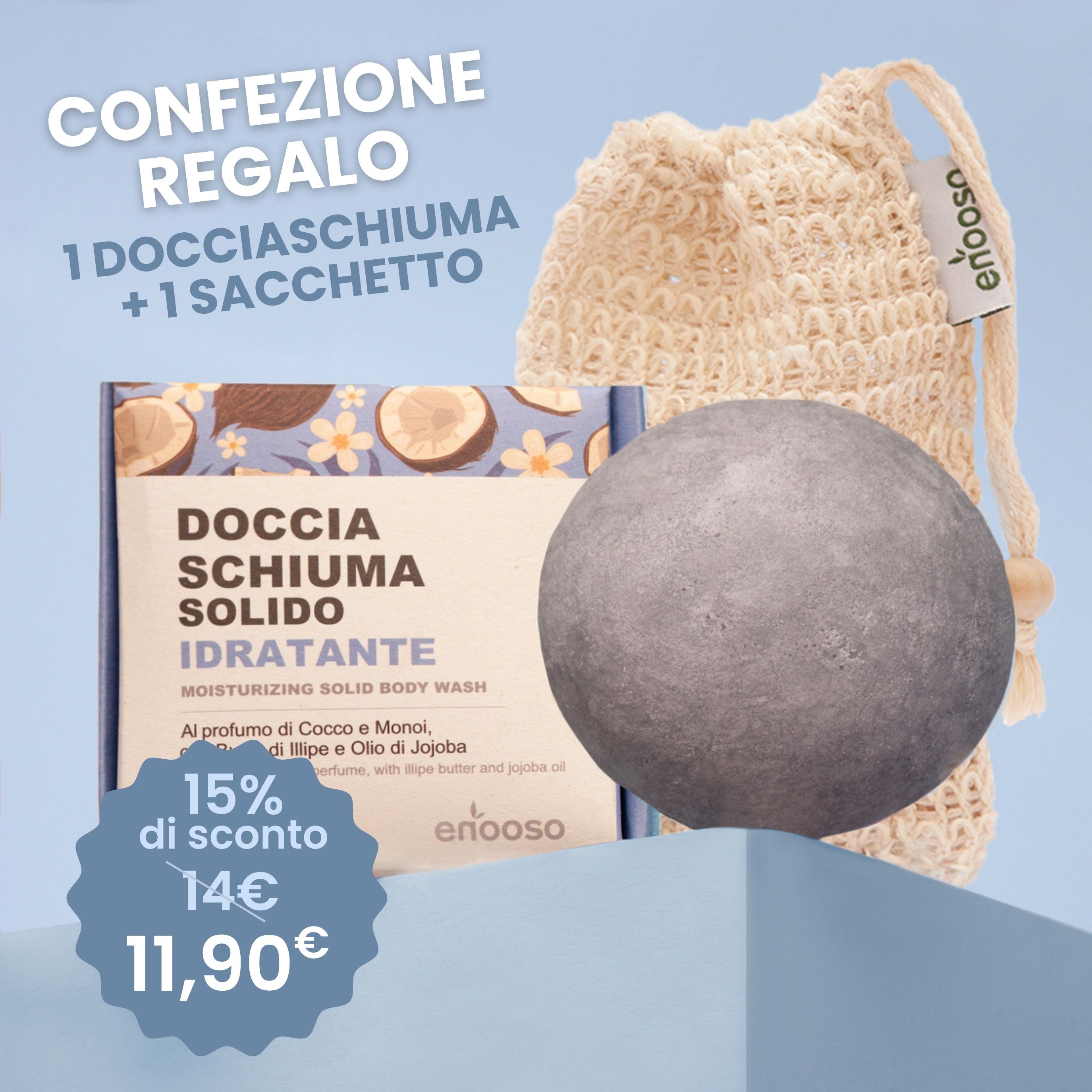 Docciaschiuma idratante + Sacchetto