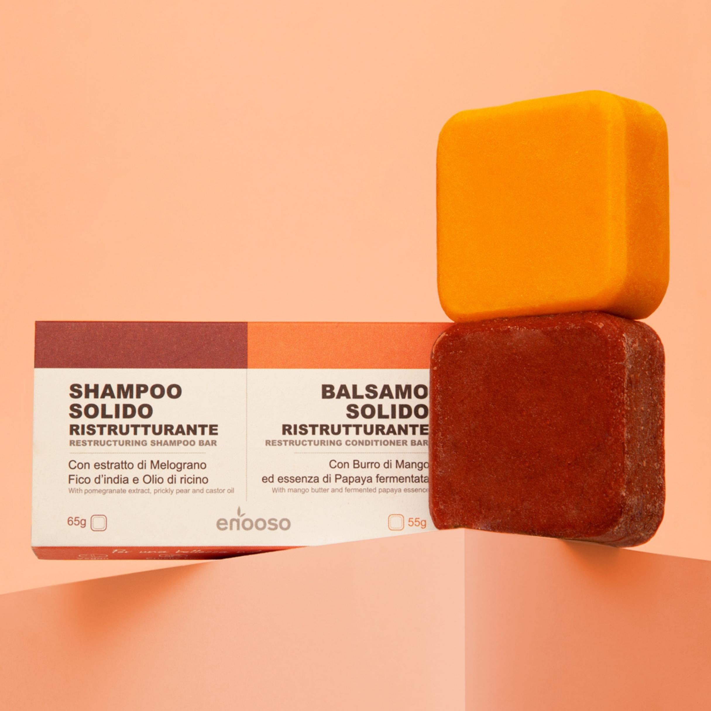 Set Ristrutturante Shampoo + Balsamo - 2 in 1