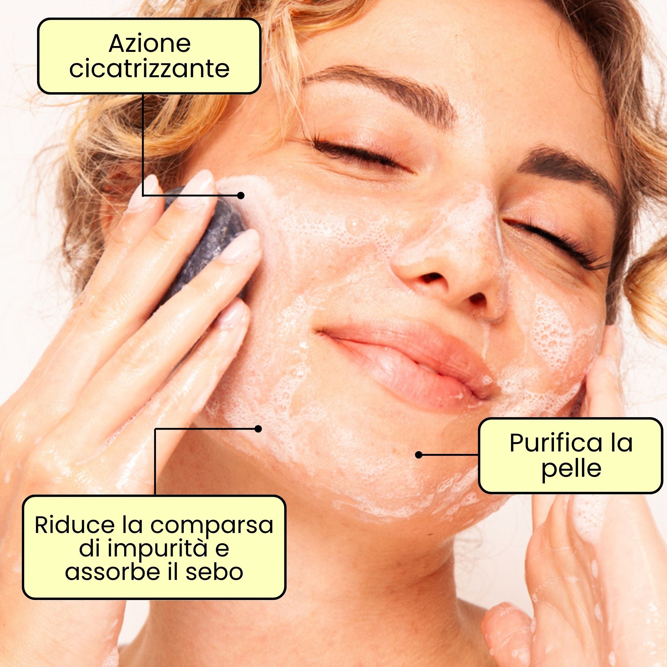 Detergente viso purificante