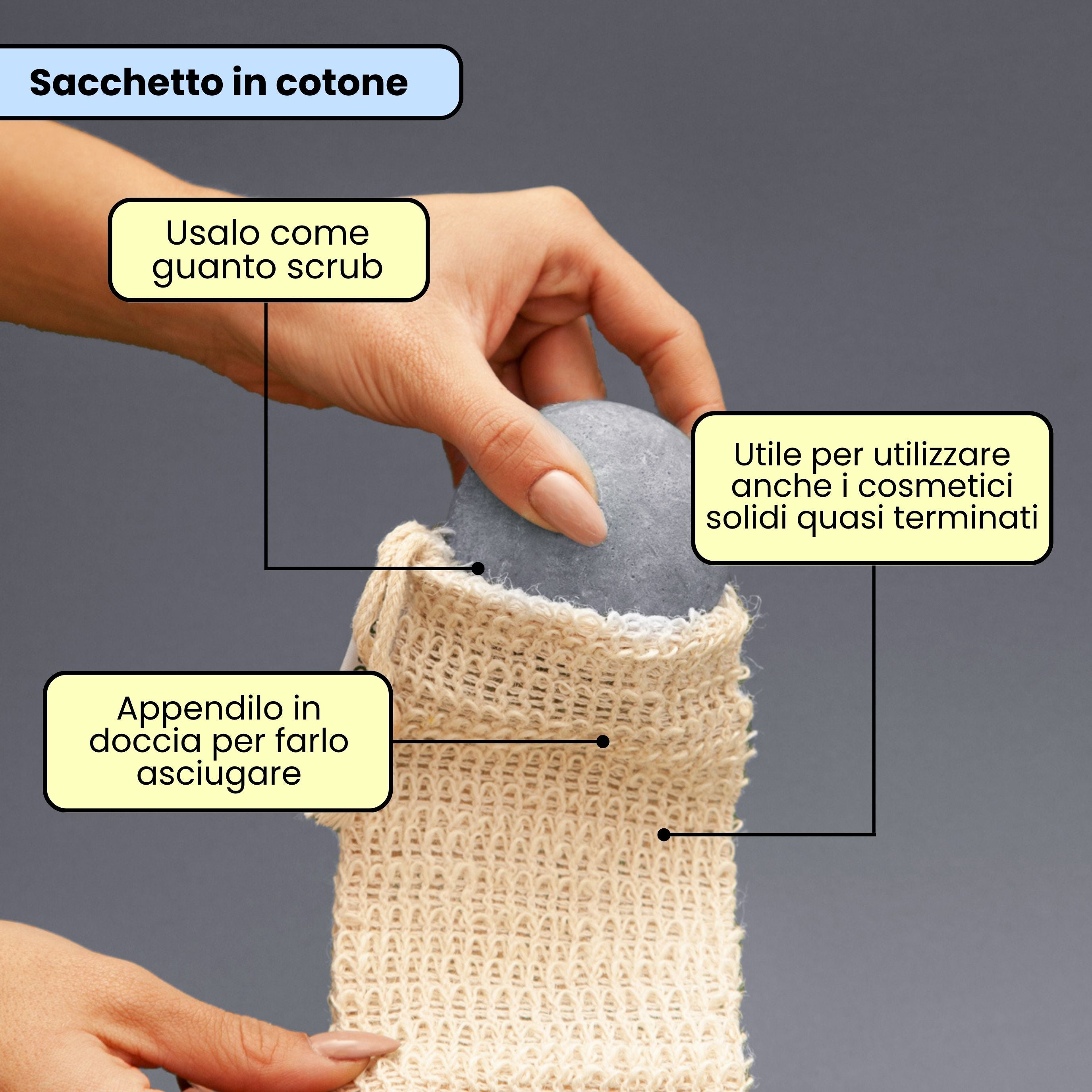 Docciaschiuma idratante + Sacchetto