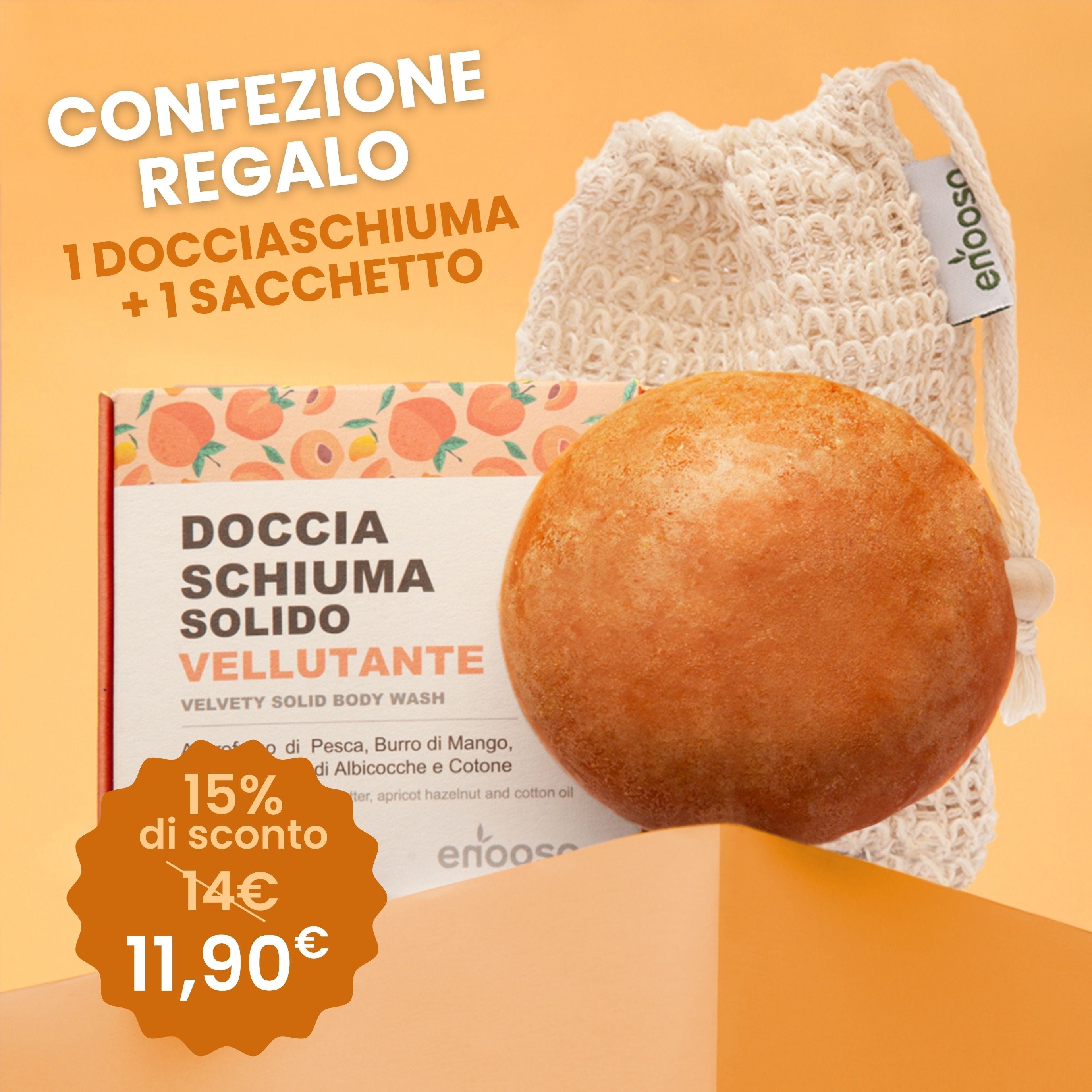 Docciaschiuma vellutante + Sacchetto
