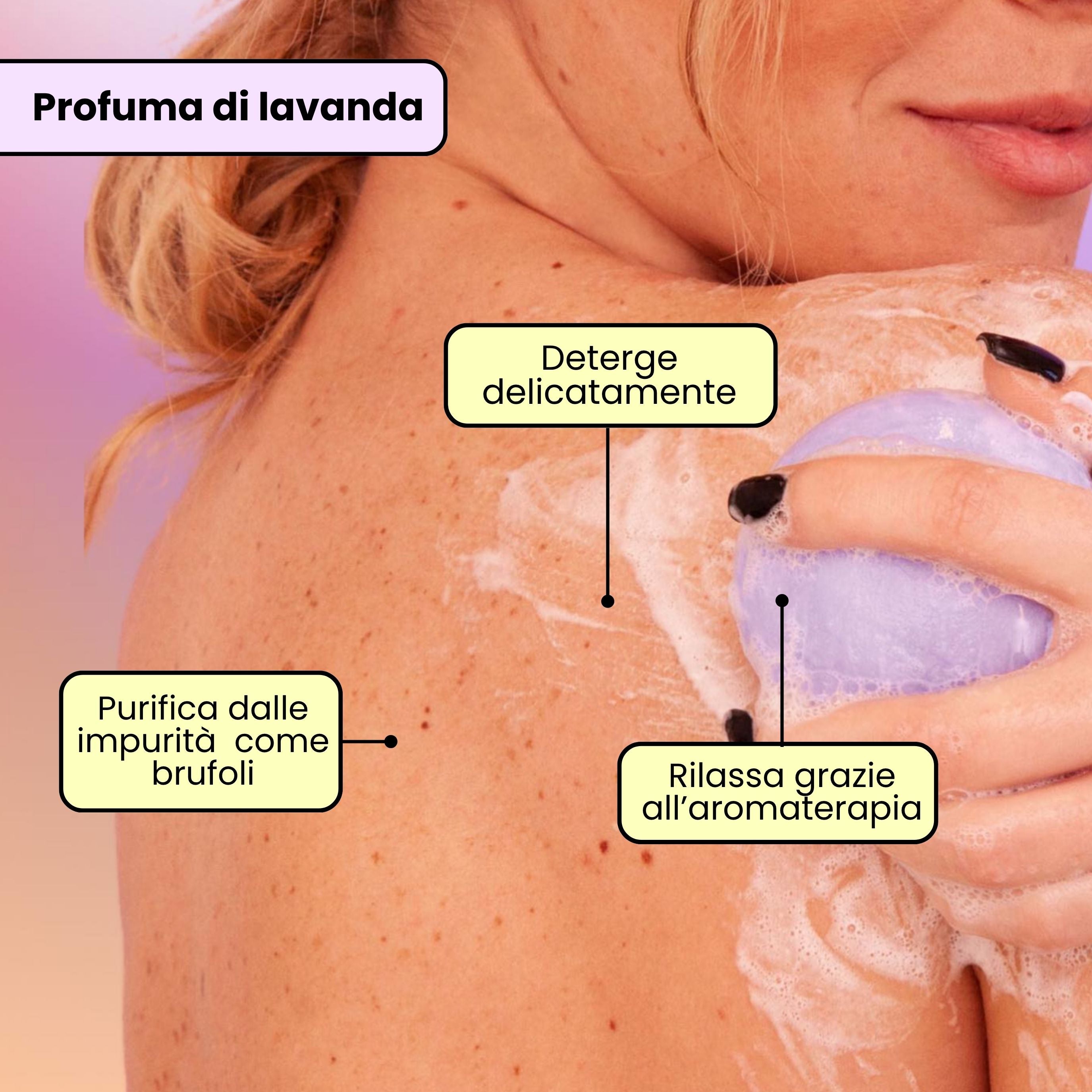 Docciaschiuma rilassante + Sacchetto