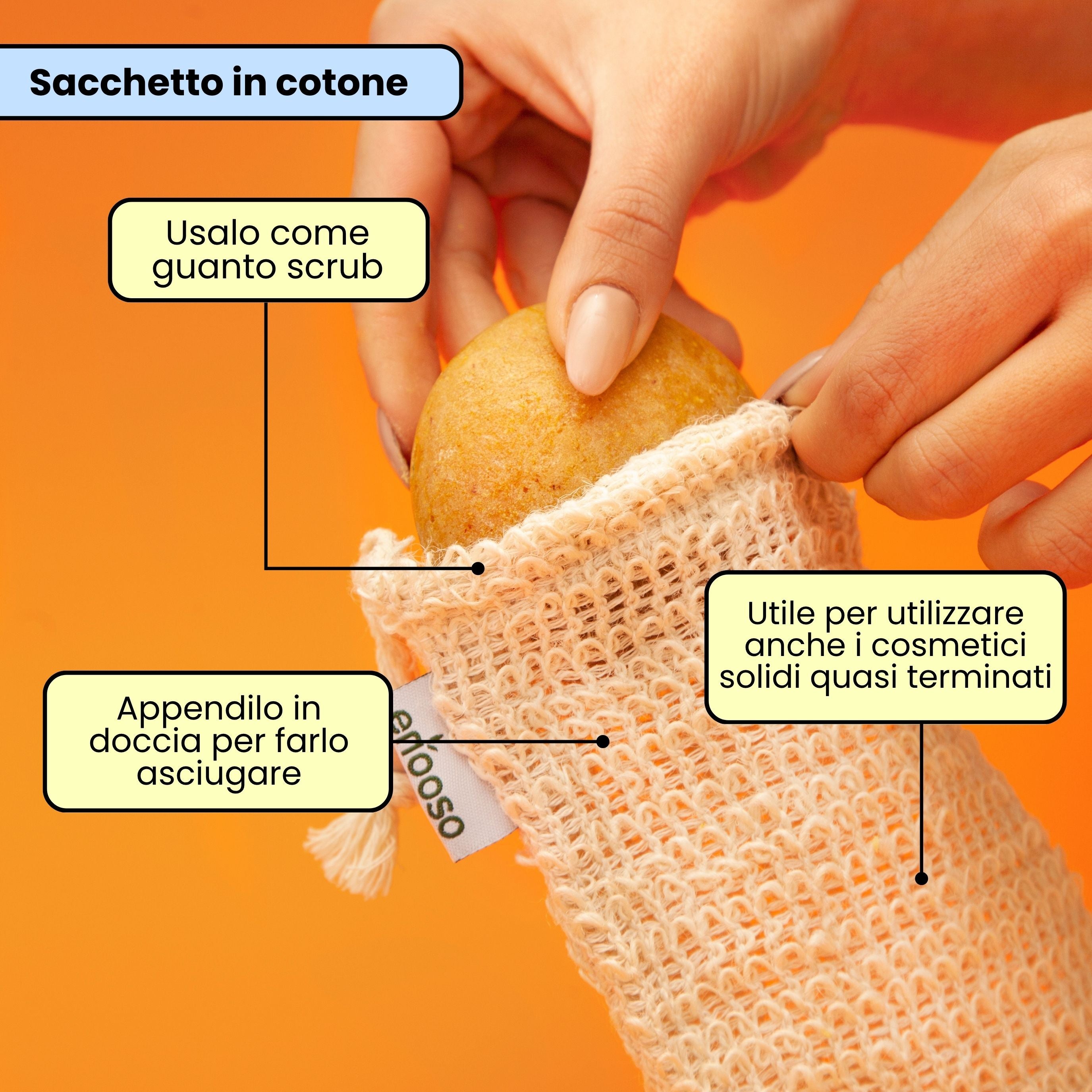 Docciaschiuma vellutante + Sacchetto