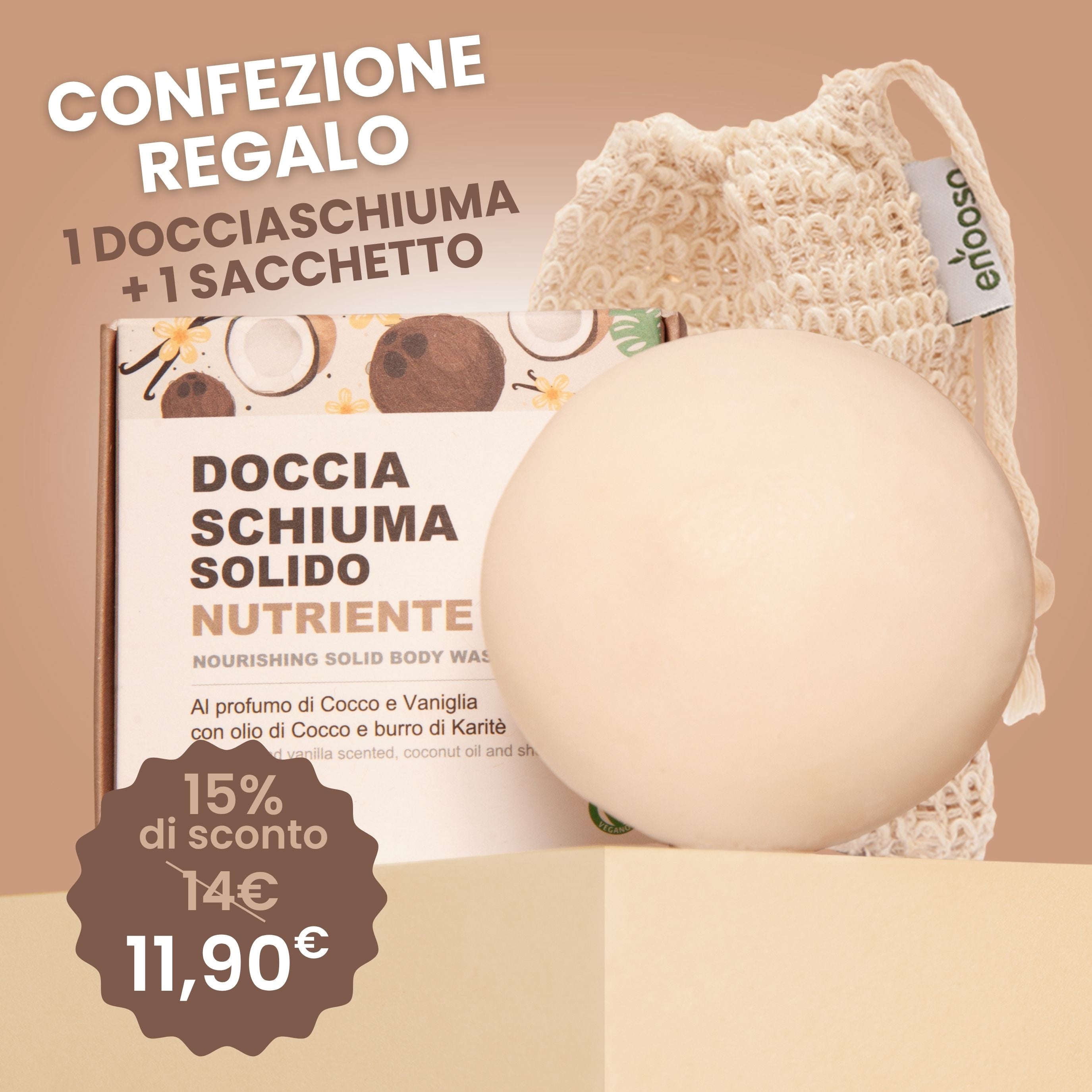 Docciaschiuma nutriente + Sacchetto