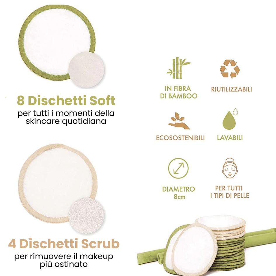 Dischetti struccanti riutilizzabili x12