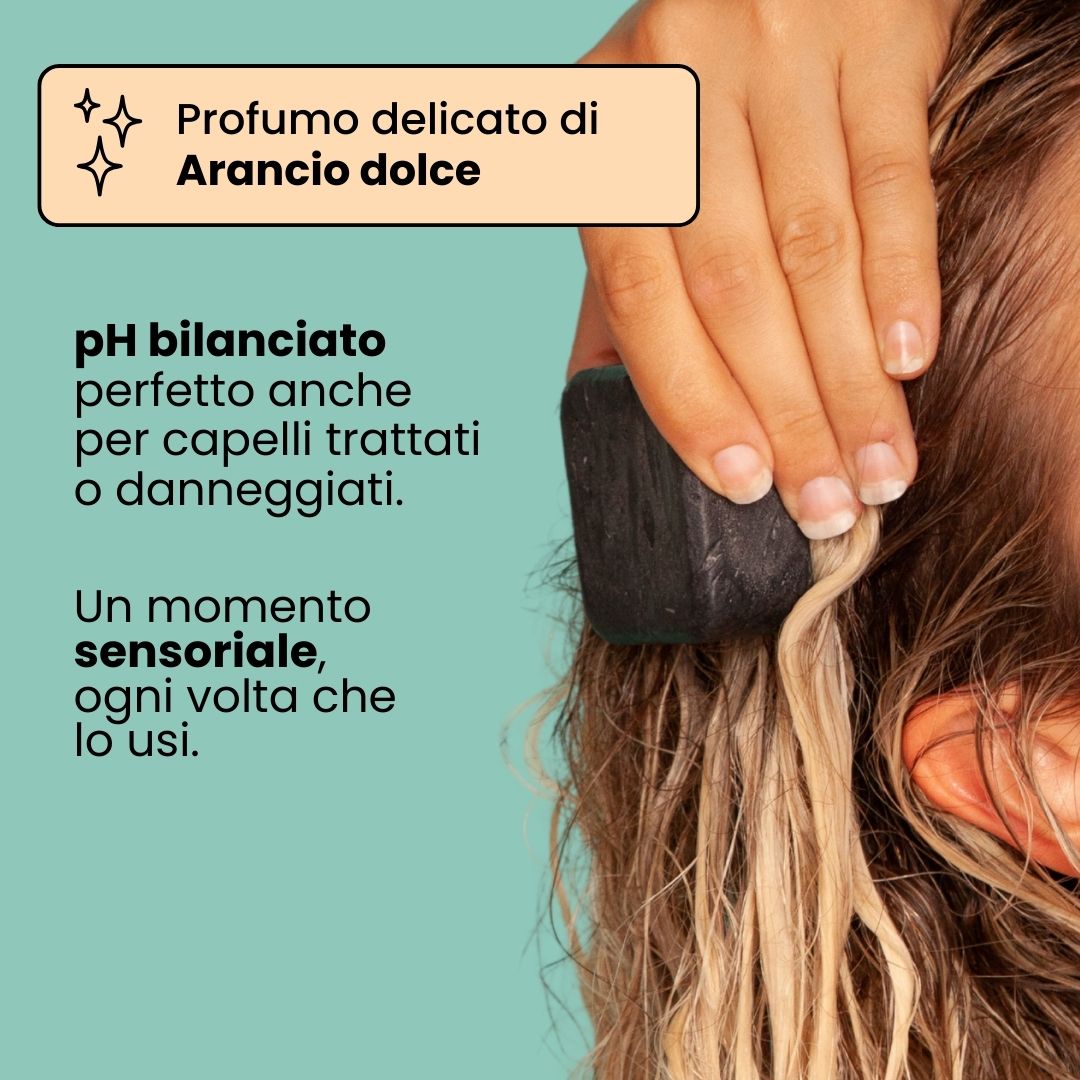 Shampoo Solido Purificante x2 per capelli Grassi