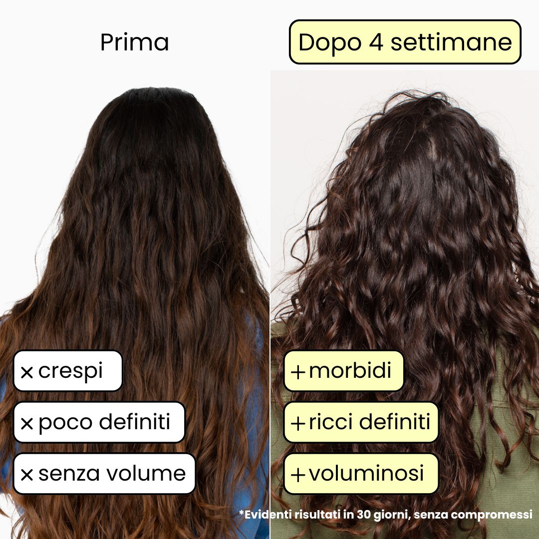 Shampoo Solido Anticrespo x2 per capelli Ricci