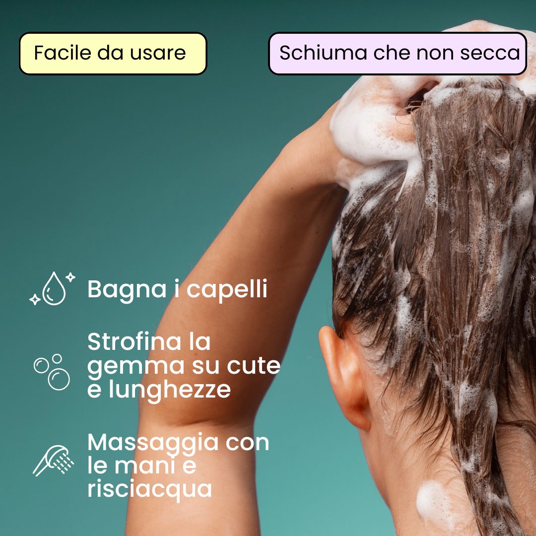 Shampoo Solido Rivitalizzante x2 Biotina e Rosmarino
