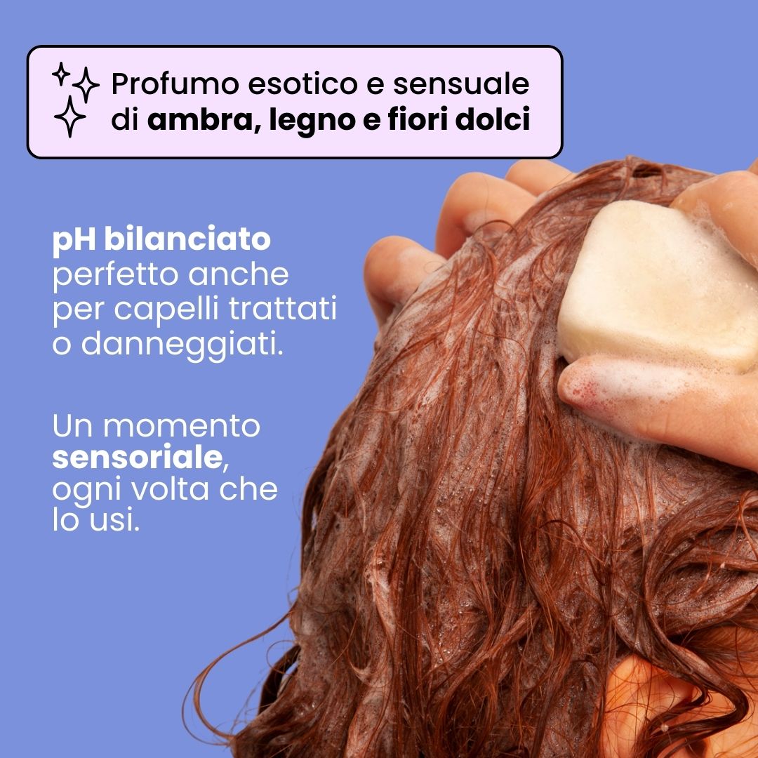 Shampoo Solido Anticrespo x2 per capelli Ricci