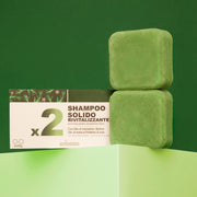 Shampoo solido rivitalizzante rosmarino e biotina Enooso - Confezione da 2 - Vegan plastic-free
