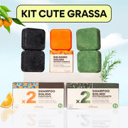 Kit cute grassa - Shampoo Solido e Balsamo