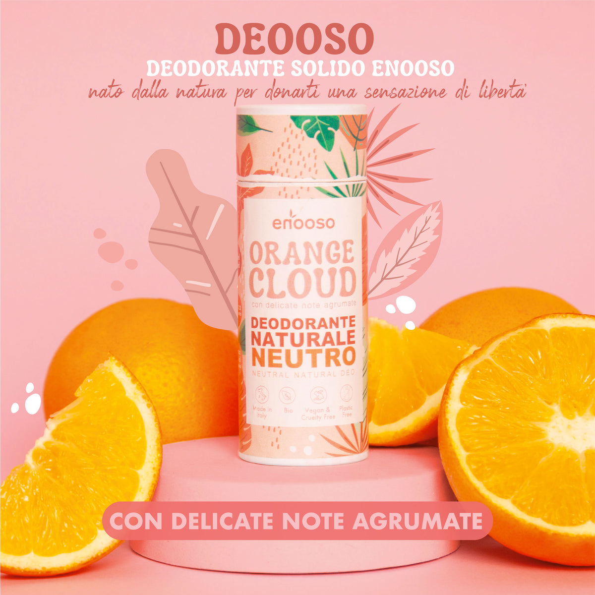 Deodorante Solido Neutro - Orange Cloud agli agrumi