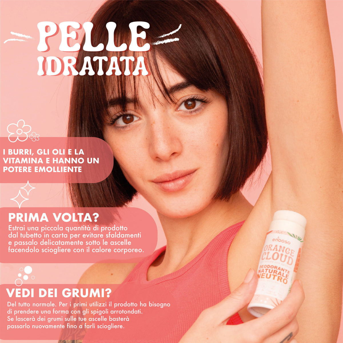 Deodorante Solido Neutro - Orange Cloud agli agrumi