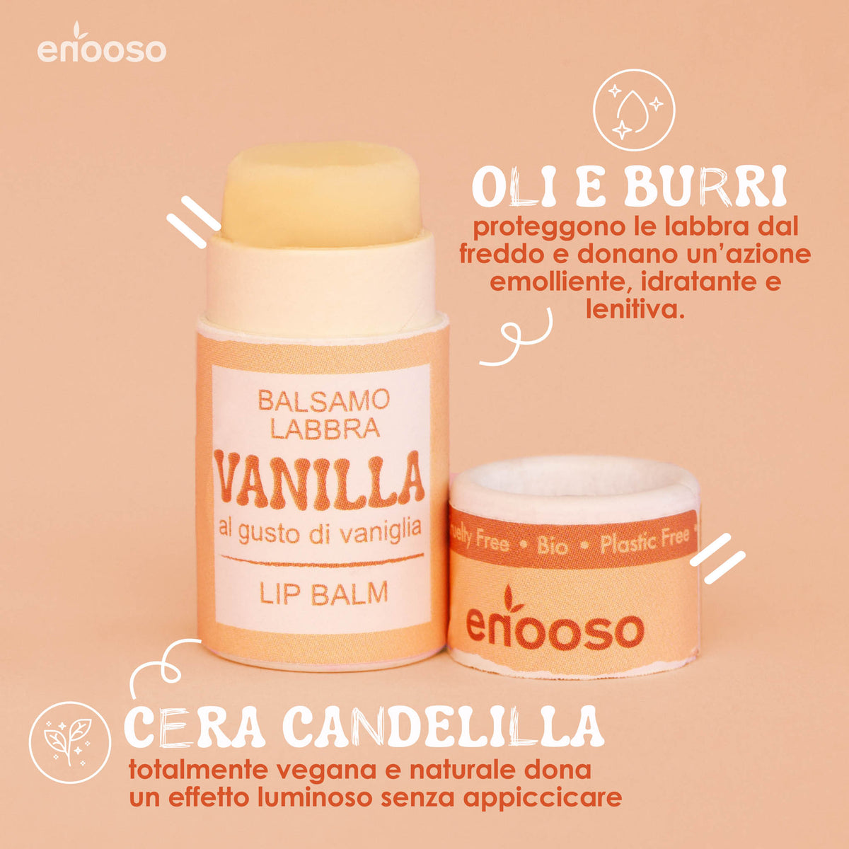 Balsamo Labbra Idratante - Vaniglia