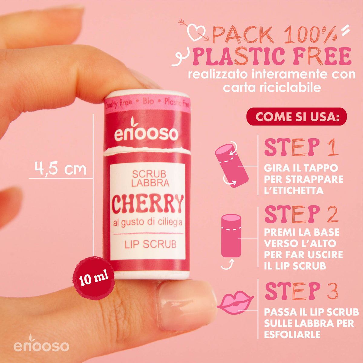 Scrub Labbra Cherry Rimpolpante