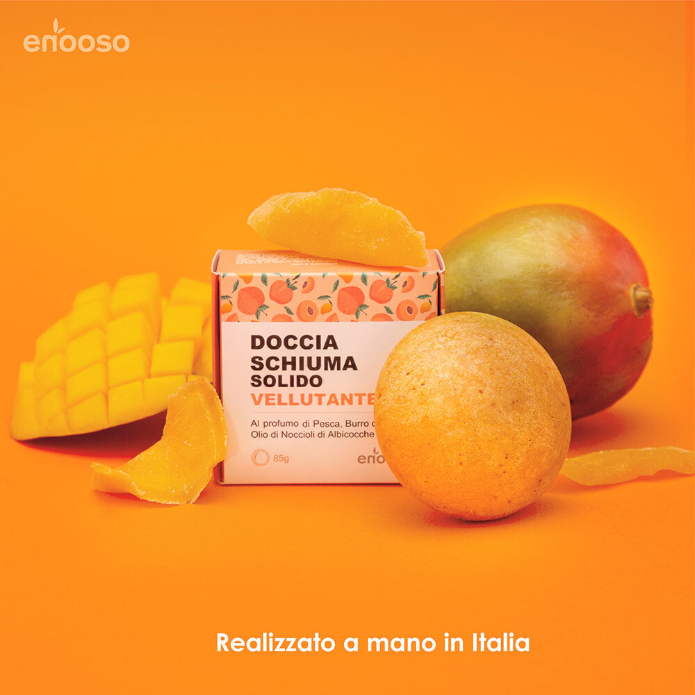 docciaschiuma solido bagnoschiuma doccia eco sostenibile cosmetica solida pelle cura del corpo cura di se pelle liscia 