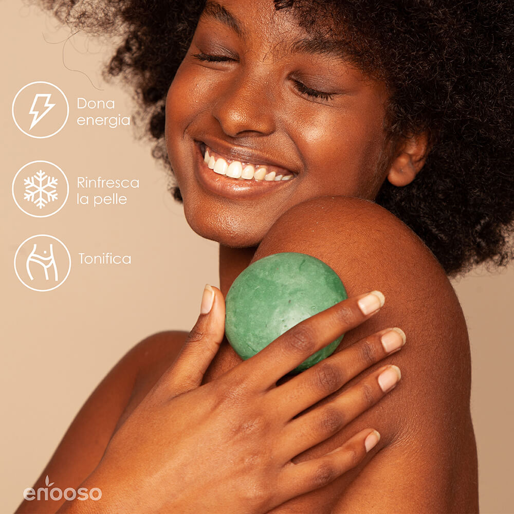 doccia schiuma solido rinfrescante ecofriendly bio vegan cruelty free cura di se bodypositivity bellezza naturale sostenibile autentica  